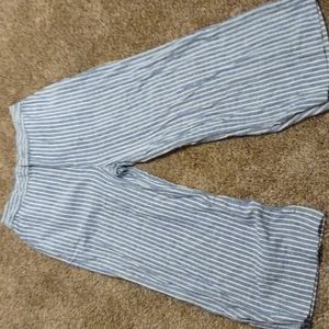 Blue&White Striped Pants